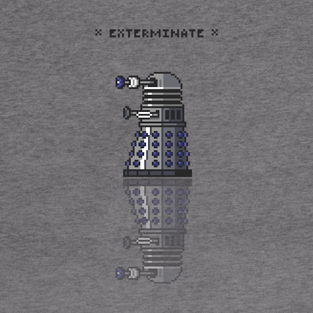 8-Bit Dalek by deanbottino